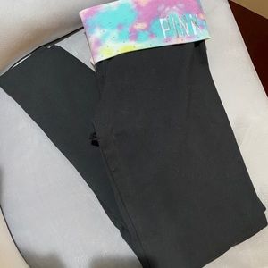 VS Pink Yoga Leggings